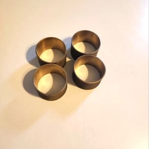 Set of Gold Colored Napkin Holders